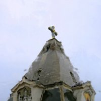 Свято-Никольский храм в дождь :: Сергей Скорик
