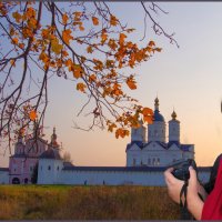 Осень. Мой любимый монастырь в ярких красках осени :: Евгений 
