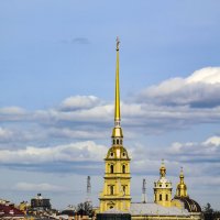 Петропавловка в ледоход :: Стальбаум Юрий 