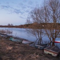 Разлив на реке Дубне. :: Виктор Евстратов