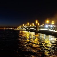 ночь у Троицкого моста :: Елена 