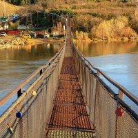 Снова нестрашный мост через Чулым :: Владимир Кириченко