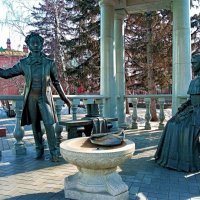 Памятник А. Пушкину и Н. Гончаровой :: Василий 