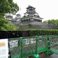 Замок Кумамото "Замок ворона" после землетрясения Кумамото Япония :: Alm Lana
