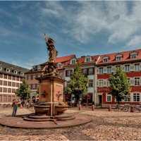 Корнмаркт со статуей Мадонны/Heidelberg, Germany/ :: Bo Nik