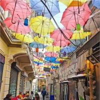 Улица цветных зонтиков Каракёй (Karaköy) :: Анастасия Северюхина
