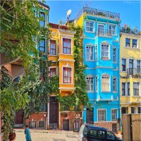 Район Балат (Balat), разноцветные домики. :: Анастасия Северюхина