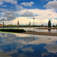 Панорама на башни Старой Риги :: Liudmila LLF