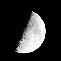 Луна - первая четверть. :: Валерьян Запорожченко