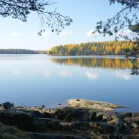 Вид на Гирвасское водохранилище :: Анастасия Софронова