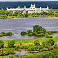 Макарьевский монастырь. Вид с Лысой горы. :: Евгений Корьевщиков
