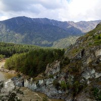 Майский пейзаж Катуни :: Татьяна Лютаева