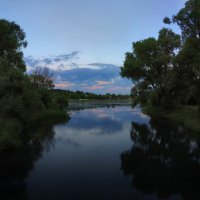 Закат на реке Серая :: Денис Бочкарёв