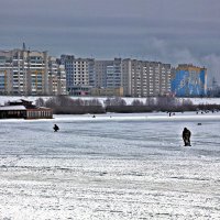 Рыбалка на Оке. :: Евгений Корьевщиков