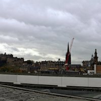 Хмурый Эдинбург с крыши музея Шотландии :: Ольга 