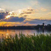 Вечер на Введенском озере :: Сергей Цветков