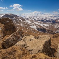 Вид на Эльбрус с плато Бермамыт. :: Марина (M@rka)