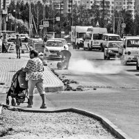 Цементная пыль в городе :: Валерий Иванович