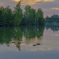 Рассвет на Голубом озере :: Дмитрий Балашов