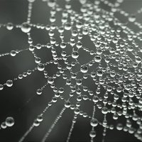 Бисероплетение дождя на паутинке 2 :: Ульяна Северинова Фотограф
