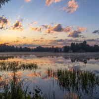 Утро на Введенском озере :: Сергей Цветков