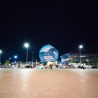 Выставочный комплекс EXPO-2017. Ночь. Нур-Султан. :: Динара Каймиденова