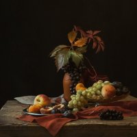 Осенний натюрморт с фруктами :: Татьяна Афанасьева