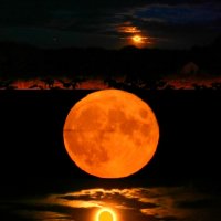 восход луны и юпитера :: Alisa Koteva 