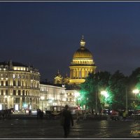 Купол Исаакиевского собора в вечернем освещении. :: Любовь Зинченко 