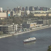 Москва-река, Нагатинское спрямление. :: Игорь Олегович Кравченко