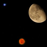 сегодня невероятное трио Луна - Марс - Бета Возничего :: Alisa Koteva 