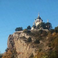 Храм Воскресения Христова  на горе в Форосе. :: Ольга Довженко
