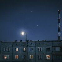 Ясный лунный вечер :: Андрей Аксенов
