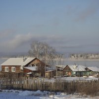 Морозный день в сельской местности :: Сергей Шаврин