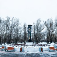 Часы в парке "СибСталь". Красноярск :: Андрей Аксенов
