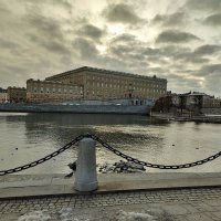 Стокгольм в начале декабря  Королевский дворец Kungliga slottet :: wea *