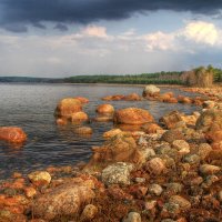 Гранитный берег :: Cергей Кочнев