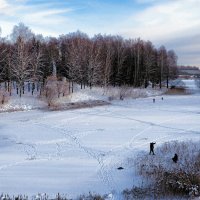 О любителях зимней рыбалки. :: Милешкин Владимир Алексеевич 