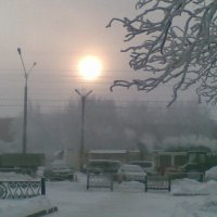 Череповец, 2010-12....Утро туманноу :: Сергей Тимоновский