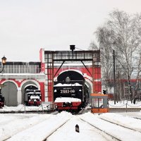 Веерное паровозное депо станции Подмосковная. :: Татьяна Помогалова