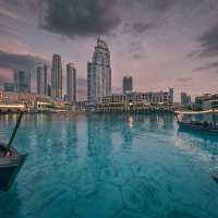 Boats In Burj Khalifa Lake :: Fuseboy 
