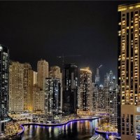 Ночной Дубай.  Фотографировала Саша :: Фотогруппа Весна