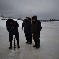 Подготовка крещенскому купанию о. Риеккалансаари :: Андрей 