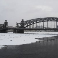 Мост Петра Великого (Большеохтинский) :: Наталья Герасимова