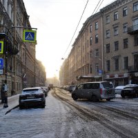 Январь Караванной улицы :: AleksSPb Лесниченко