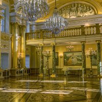 Большой зал Царицынского дворца. :: Aleksey Afonin