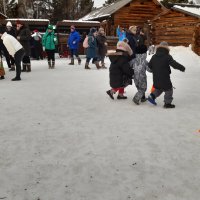 Масленица в музее деревянного зодчества "Тальцы" :: Галина Минчук