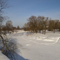Февраль на реке Киржач :: Сергей Цветков