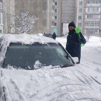 К снегопаду,готов :: Андрей Хлопонин