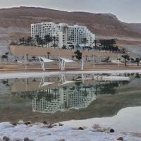 Мёртвое море, зима. :: Валерий Готлиб